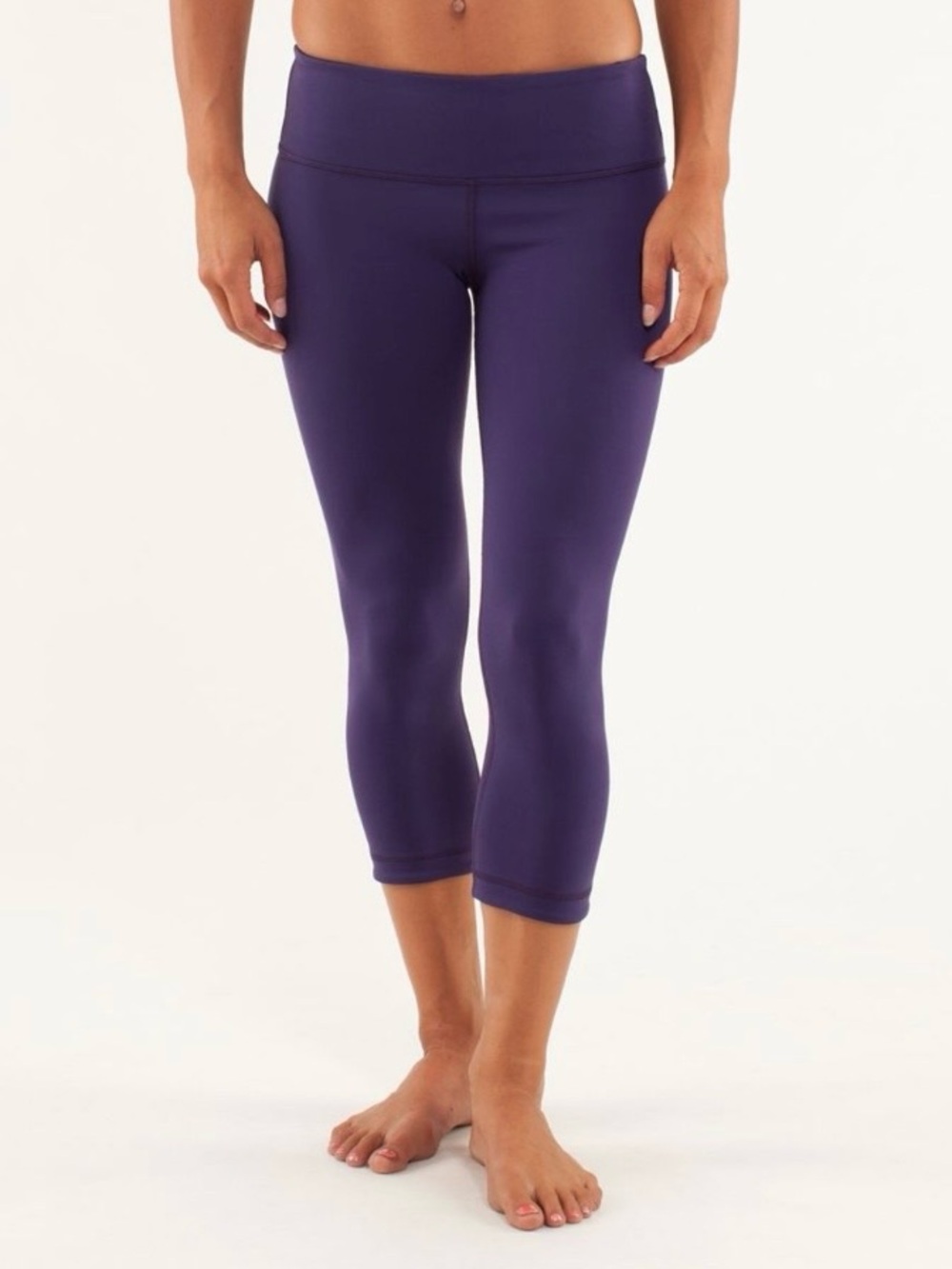 Lululemon Wunder Under Crop Dense Purple